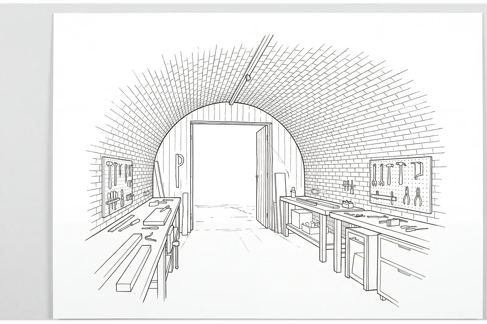 Railway arches in Bethnal Green, East London
