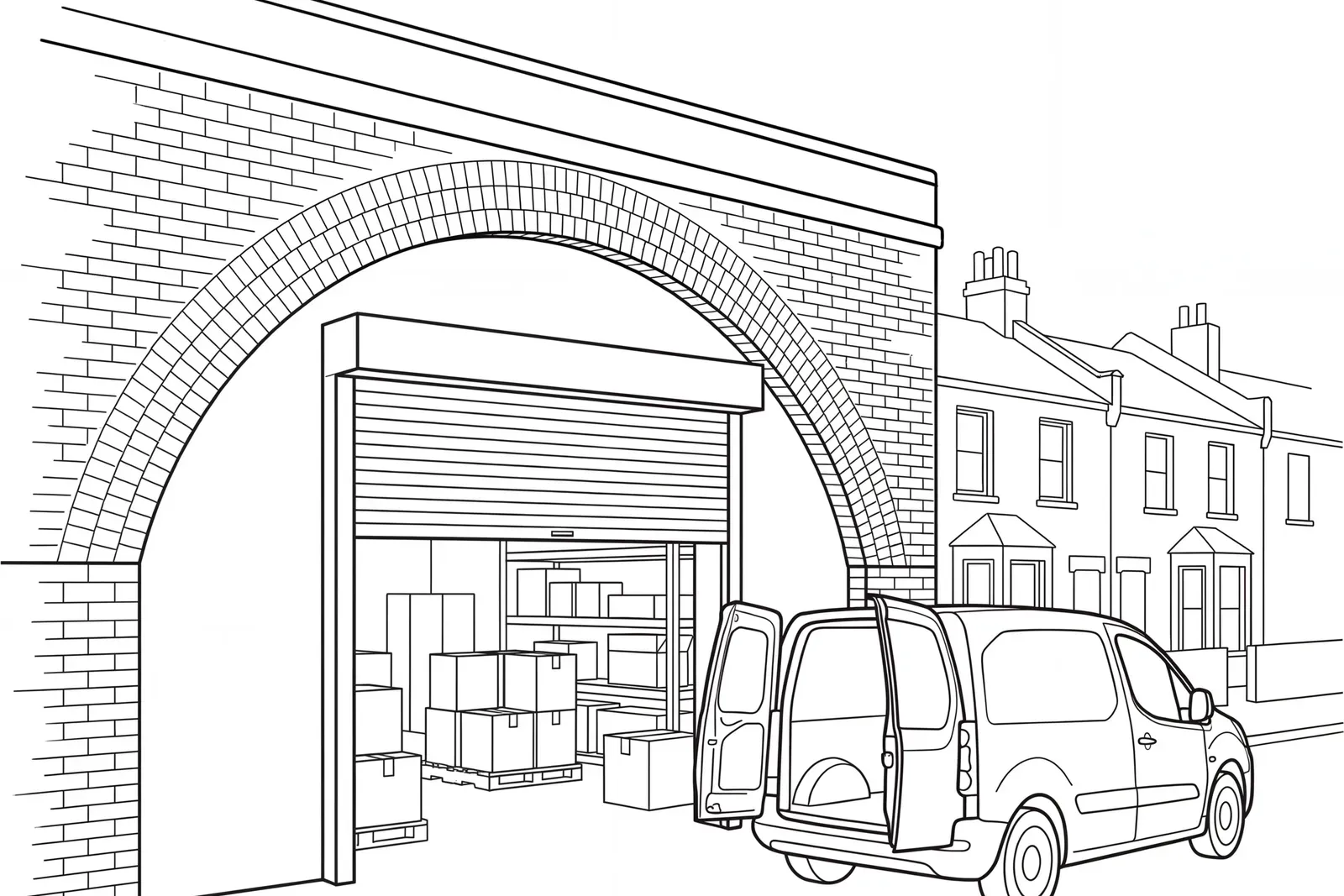 Railway arches in Deptford, South East London