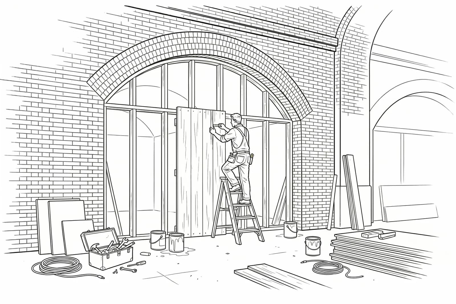 Railway arch fit-out costs cross-section
