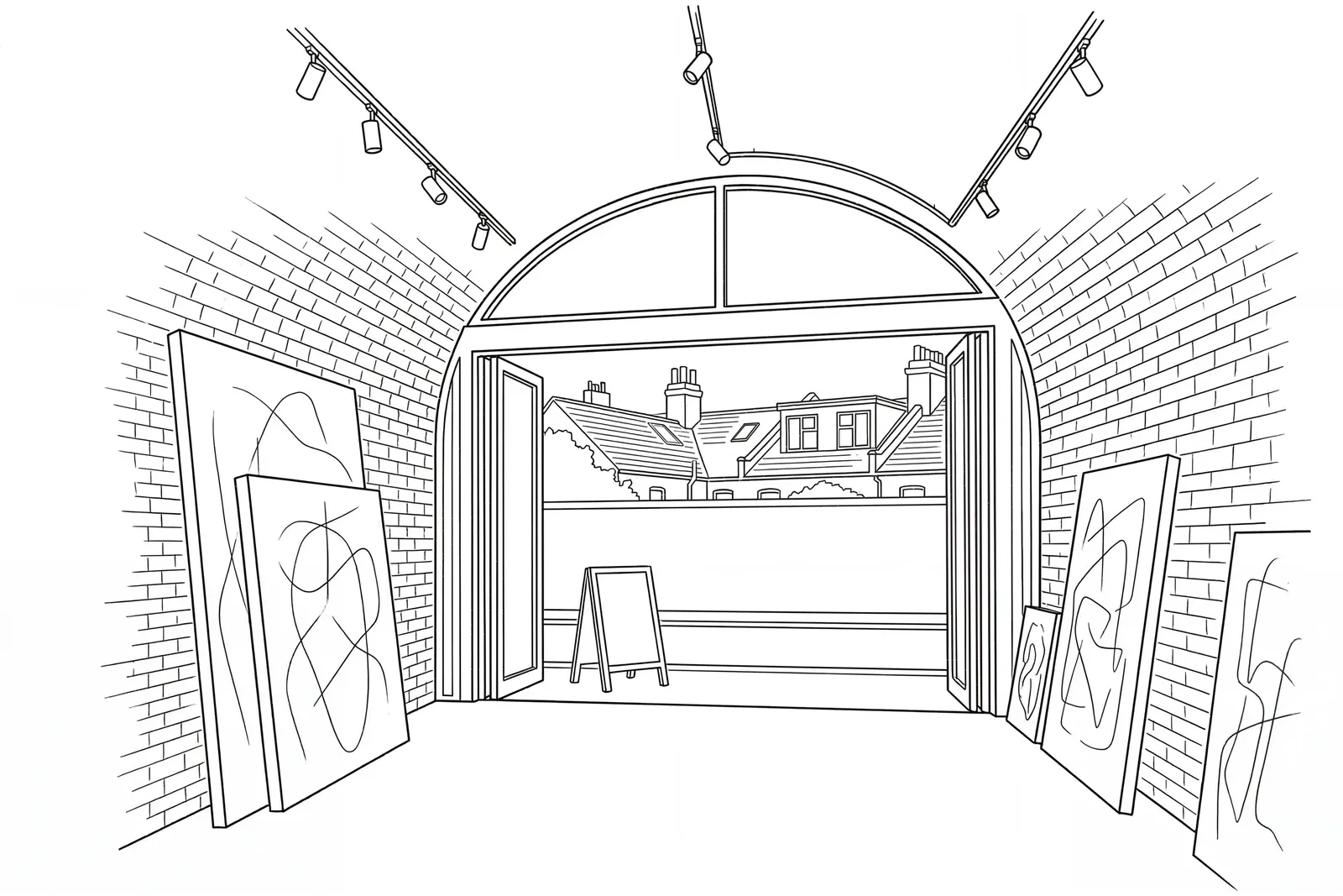 Railway arches in Peckham, South London